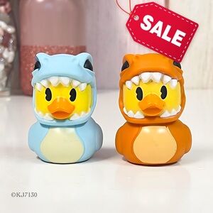 Duckalooz Jurassic World T Rex & Blue Dinosaur Rubber Duck Jeep Ducking Set NEW